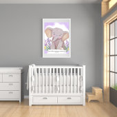 Bibel Verse Elephant Baby Kinderzimmer Kunst Fotodruck