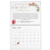 Bibel Verse Gebet florale Custom Kalender (Feb 2027)