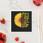 Bibel Verse Geschmack und sehen, dass der Herr ist Serviette (Beispiel)