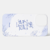 Bibel Verse Gott ist in ihr iPhone Hülle (Rückseite (Horizontal))