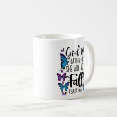 Bibel Verse Gott ist in ihr wird sie nicht fallen Kaffeetasse (VorderseiteRechts)