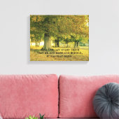 Bibel Verse: Gott sah, dass es gut war Leinwanddruck (Insitu (Wohnzimmer))