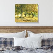 Bibel Verse: Gott sah, dass es gut war Leinwanddruck (Insitu (Schlafzimmer))