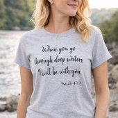 Bibel Verse Gott wird mit dir sein T-Shirt