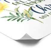 Bibel Verse Ich kann alles durch Christus tun Poster (Ecke)