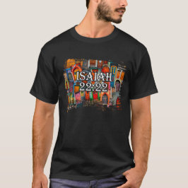 Bibel Verse Isaiah 22:22 Doors Collage Religious T-Shirt