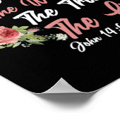 Bibel Verse Jesus die Art und Weise, wie die Wahrh Poster (Ecke)