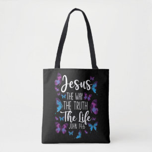 Bibel Verse Jesus die Art und Weise, wie die Wahrh Tasche
