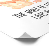 Bibel Verse Kinder dekorieren den Geist Gottes Poster (Ecke)