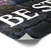 Bibel Verse Kirsche Blüten Poster (Ecke)