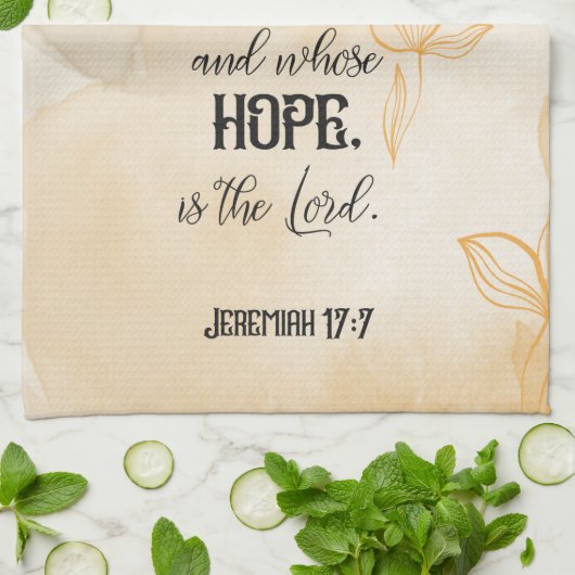 Bibel Verse Kitchtuch Geschirrtuch (Gefaltet)