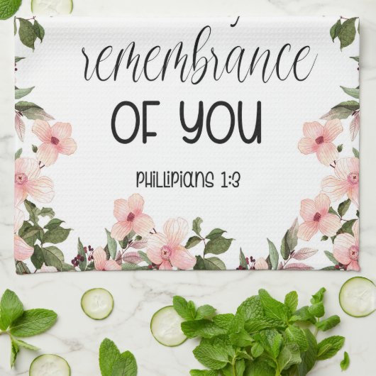 Bibel Verse Kitchtuch Geschirrtuch (Gefaltet)