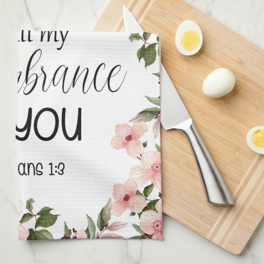 Bibel Verse Kitchtuch Geschirrtuch (Viertel Falte)