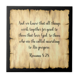 Bibel Verse - Kleine Keramik Fliese