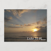 Bibel Verse Memory Card Luke 24:46 Postkarte (Rückseite)