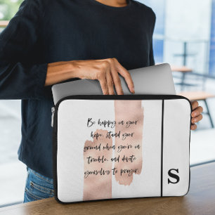 Bibel Verse Monogram Laptop Sleeve