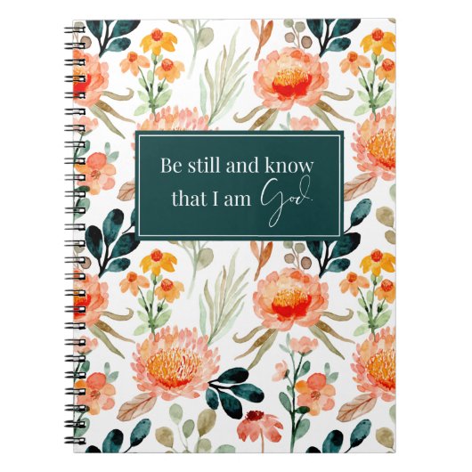 Bibel-Verse-Notebook Notizblock (Vorderseite)