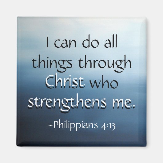 Bibel Verse Ocean Air Magnet (Vorne)