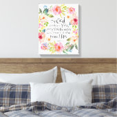 Bibel Verse Philippianer 2:13 Stretchierte Leinwan Leinwanddruck (Insitu (Schlafzimmer))