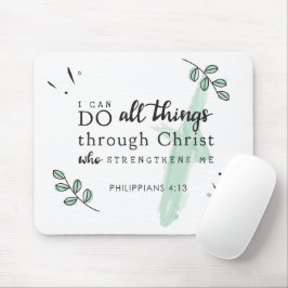 Bibel Verse Philippianer 4:13 Mousepad