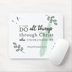 Bibel Verse Philippianer 4:13 Mousepad