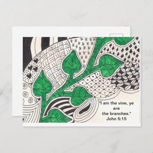 Bibel Verse Post Card Postkarte (Vorne/Hinten)