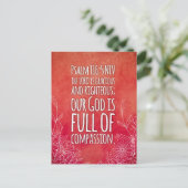 Bibel Verse Psalm 116:5 Postkarte (Stehend Vorderseite)