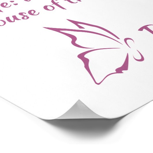 Bibel Verse Psalm 23 Der Herr ist mein Hirte Poster (Ecke)