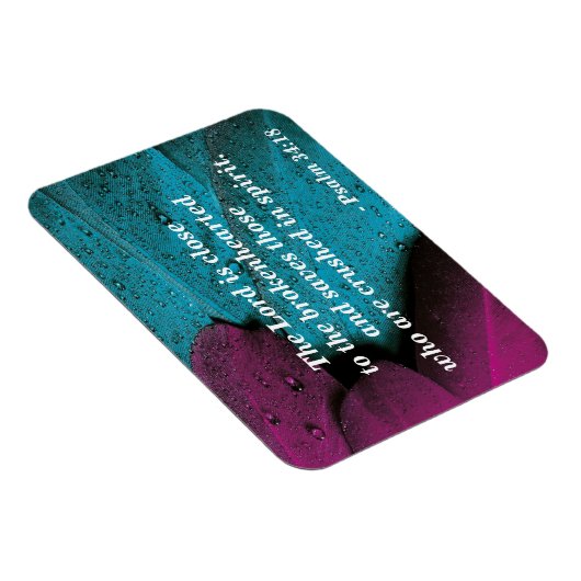 Bibel Verse Psalm 34:18 Brokenherzted Magnet (Rechte Seite)