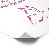 Bibel Verse Psalm 4 Höre mein Gebet Poster (Ecke)