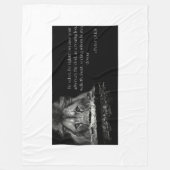 Bibel Verse Scripting 1 Peter 5:8 KJV Fleecedecke (Vorderseite)