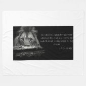 Bibel Verse Scripting 1 Peter 5:8 KJV Fleecedecke (Vorderseite (Horizontal))