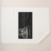 Bibel Verse Scripting 1 Peter 5:8 KJV Sherpadecke (Vorderseite (Horizontal))