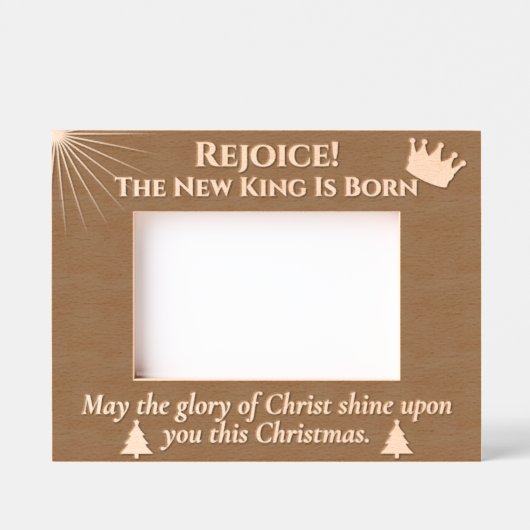 Bibel Verse Scripting Inspiriert Keepake Laser Geätzte Rahmen (Vorderseite)