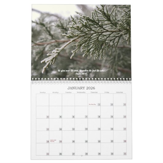 Bibel Verse Scripting Kalender Psalmen (Jan 2026)