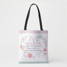 Bibel Verse Sprichwörter 3:5 Herztotenbeutel