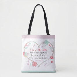 Bibel Verse Sprichwörter 3:5 Herztotenbeutel Tasche