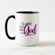 Bibel Verse Tasse - Psalm 46:10