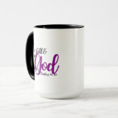 Bibel Verse Tasse - Psalm 46:10 (Vorderseite Links)