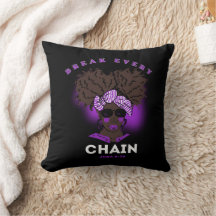 Bibel Verse Throw Kissen für schwarze Frauen