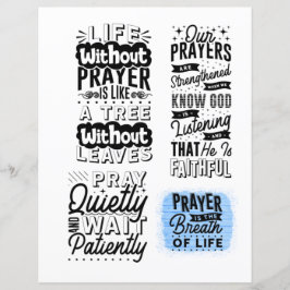 Bibel Verse und Angebotskarte für Scrapbook