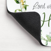 Bibel Verse Vertrauen in den Herrn mit botanischem Mousepad (Ecke)
