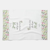 Bibel Verse Vertrauen in den Herrn mit botanischen Geschirrtuch (Horizontal)