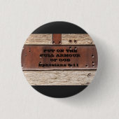 Bibel Verse Vollarmung Gottes Ephesianer Button (Vorderseite)