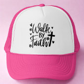 Bibel Verse Walk by Faith Trucker Hat Truckerkappe