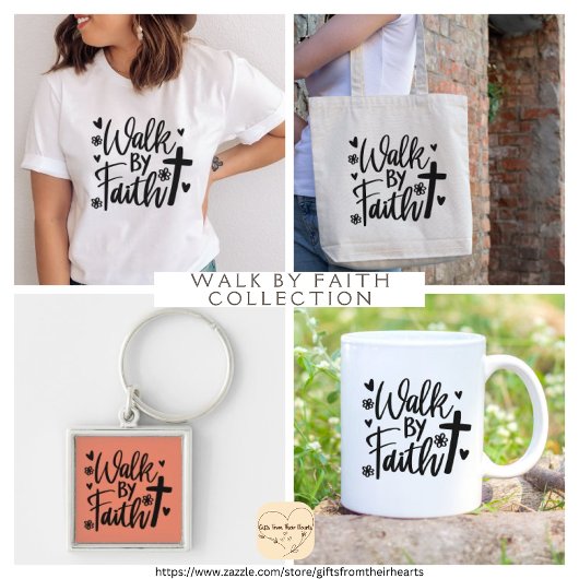 Bibel Verse Walk by Faith Trucker Hat Truckerkappe