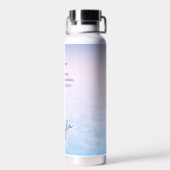 Bibel Verse Wasserflasche Trinkflasche (Rückseite)