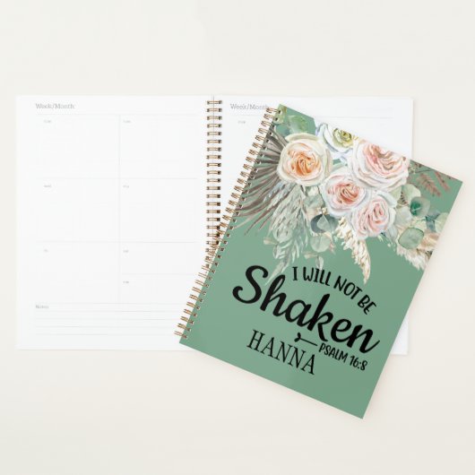 Bibel Verse Watercolor Pampas Grass Notebook Planer (Anzeige)