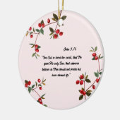 Bibel Verse Weihnachtsfeier Keramik Ornament (Links)