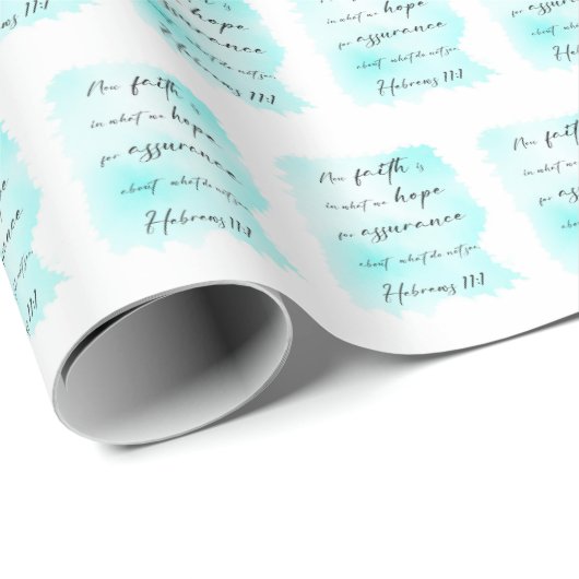 Bibel Verse Weihnachtswrapping Paper Geschenkpapier (Rolleneckpunkt)